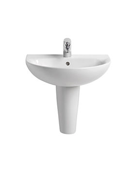 Ideal Standard Create Edge Semi Pedestal Basin 550mm | E3041, E3017