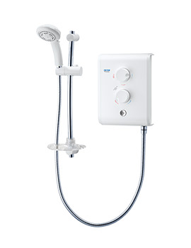 Triton T80Z Electric Shower 7.5kw White And Chrome