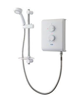 Triton T70Z Electric Shower 7.5kw White And Chrome