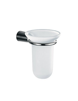 Ideal Standard Cone Glass Tumbler With Bracket And Holder | N1022AA