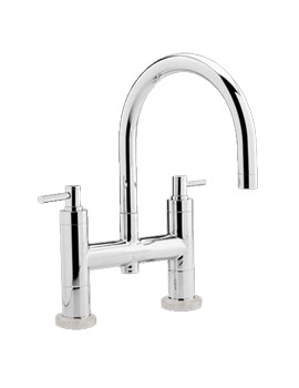Hudson Reed Tec Lever Bath Filler with Swivel Spout