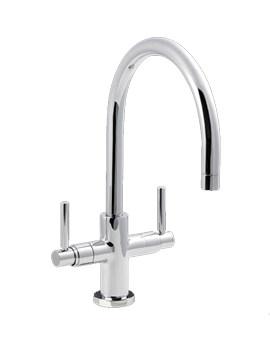 Hudson Reed Tec Lever Cruciform Sink Mixer Tap