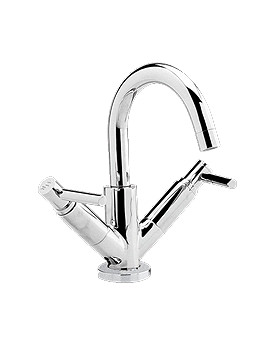 Hudson Reed Tec Lever Mono Basin Mixer Tap With Small Swivel Spout