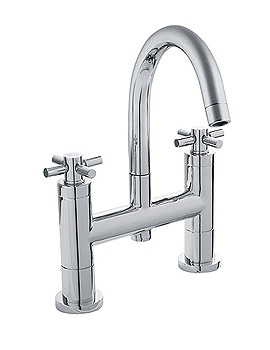 Hudson Reed Tec Crosshead Bath Filler with Swivel Spout