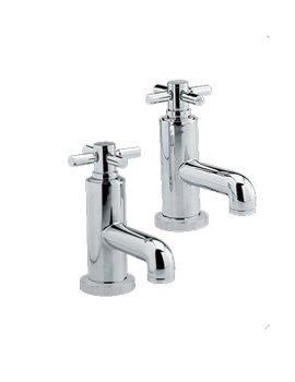 Hudson Reed Tec Crosshead Basin Taps Pair
