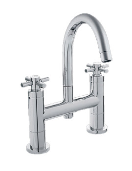 Hudson Reed Tec Crosshead Bath Filler With Small Spout
