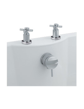 Hudson Reed Tec Crosshead Freeflow Bath Filler