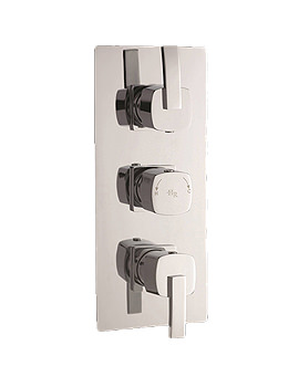 Hudson Reed Arcade Triple Concealed Thermostatic Shower Valves
