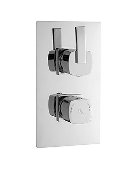 Hudson Reed Arcade Twin Concealed Thermostatic Shower Valves