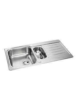Abode Arka 1.5 Bowl Reversible Kitchen Sink AW5050