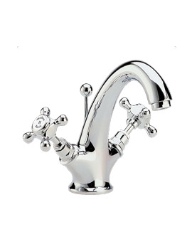 Hudson Reed Topaz Mono Basin Mixer With Pop Up Waste