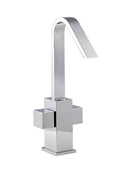 Hudson Reed Kubix Mono Basin Mixer with Swivel Spout