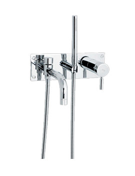 Hudson Reed Tec Single Lever Wall Mounted Bath Shower Mixer Tap | PN320