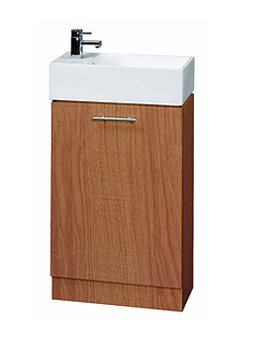 Aqva Mode Small Bathroom Vanity Unit 475mm - VTY042