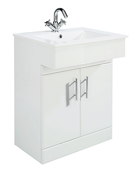 Aqva Wide Vanity Unit 600mm - VTY036