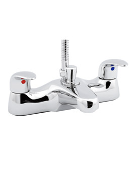 Deva Elan Deck Bath Shower Mixer Tap And Kit | ELAN106-DM