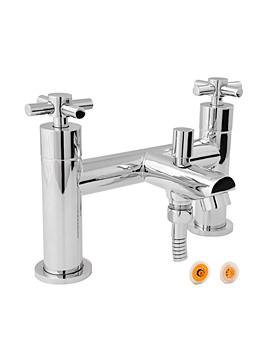 Deva Motif Bath Shower Mixer Tap With 6 L/Min Regulator | MOT106/HSR6