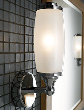 Imperial Toledo Single Wall Light and Glass Shade
