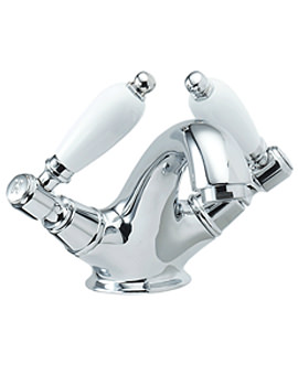 Deva Georgian Mono Basin Mixer Tap Chrome | GE04