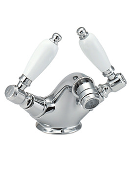 Deva Georgian Bidet Mixer Tap With Pop Up Waste Chrome | GE06