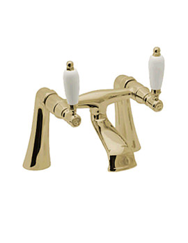 Deva Georgian Bath Filler Tap Gold | GE08-501