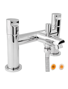 Deva Ikon Bath Shower Mixer Tap With 6 Liter Per Min Regulator