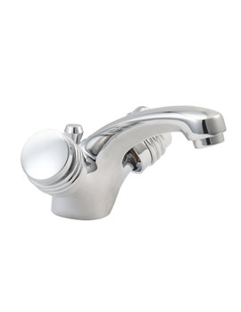 Deva Solerno Mono Basin Mixer Tap With Pop-Up Waste | SOLE113