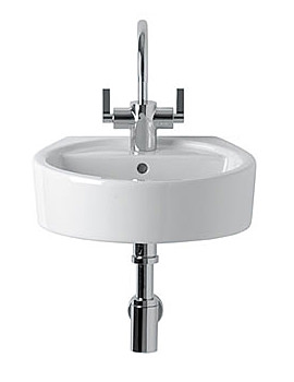 Ideal Standard White Hand Rinse 2 Tap Hole Basin 400mm | IS0188