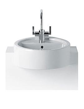 Ideal Standard White Round Countertop Basin 450mm | IS0191