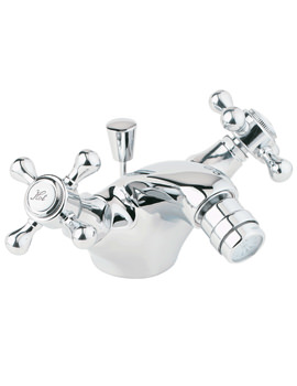 Deva Tudor Bidet Mixer Tap With Pop-Up Waste | TUD114