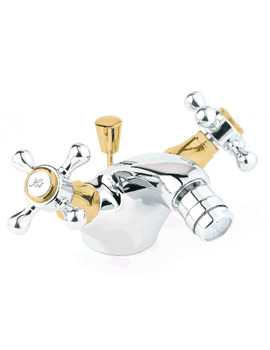 Deva Tudor Bidet Mixer Mixage  Tap With Pop-Up Waste | TUD114CP/501