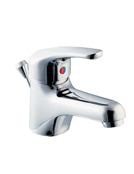 Revelle Mono Basin Mixer Taps With Enviro-Klick And  Flow Regulator | RVL113-EK5