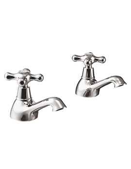 Image of Ideal Standard Kingston Basin Taps Pair | E6045AA