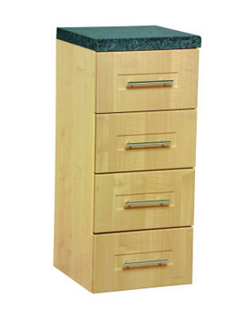 Ideal Standard Bathroom Furniture Four Drawer Unit 300mm | S5154JC