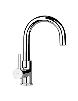 Image of Abode Harmonie Swan Neck Single Lever Basin Mixer Tap | AB1191