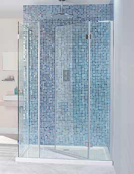 Simpsons Design View Double Sided Shower Enclosure With Door 1200x900mm