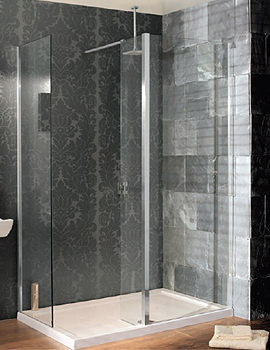 Simpsons Design Semi-Frameless Walk In Enclosure 1400x900mm | DWKSC1400