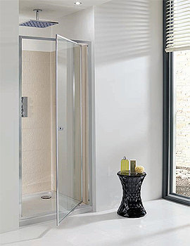 Simpsons Edge Pivot Shower Door 900mm | EPDSC0900