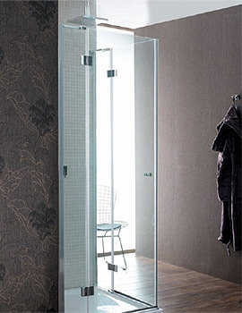 Simpsons Design Semi-Frameless Corner Entry Shower Enclosure 1000mm