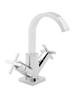 Deva Crux Mono Basin Mixer Tap with Pop Up Waste | CRUX120