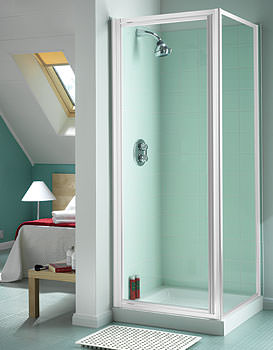 Aqualux Aquarius Pivot Shower Door 900mm | FS6630AQU