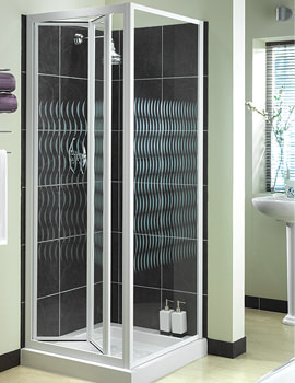 Aqualux Aquarius Bifold Shower Door 760 x 760mm | FS6651AQU