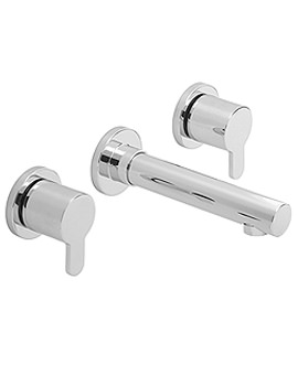 Vado Sense 3 Hole Wall Mounted Basin Mixer Tap