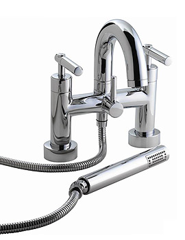 John Sydney Cello Range Bath Shower Mixer Tap with Handset