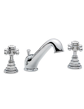 Tre Mercati Sorrento 3 Hole Basin Mixer Tap With Pop Up Waste | 96090