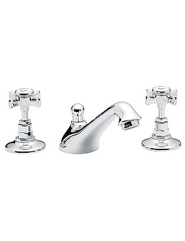 Tre Mercati Imperial 3 Hole Basin Mixer Tap  | 1079B, 1099B