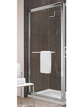 Image of Twyford Hydr8 Shower Enclosure Side Panel 700mm | H82400CP