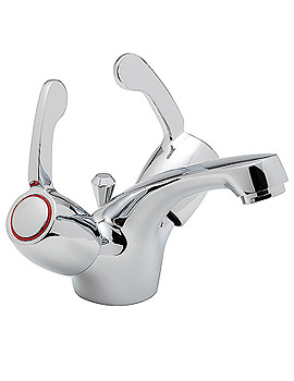 Tre Mercati Capri Dual Flow Mono Basin Mixer Tap With Pop Up Waste | 3073