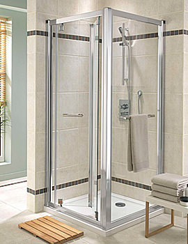 Twyford Geo6 Bi-Fold Shower Door 760mm | G63200CP