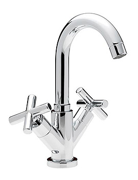 Tre Mercati Contour Lever Mono Basin Mixer Tap With Pop Up Waste 4627